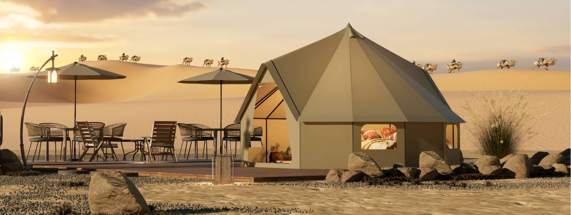 海南区露营酒店帐篷产品